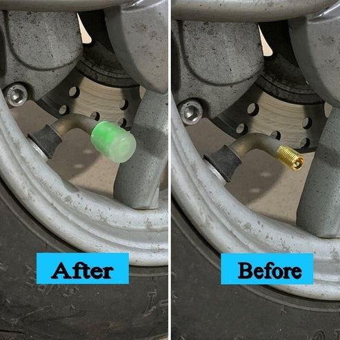 Car luminous tire valve cap